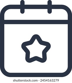 Calendar icon symbol vector image