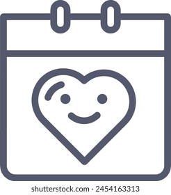 Símbolo de Vector de calendario Imagen