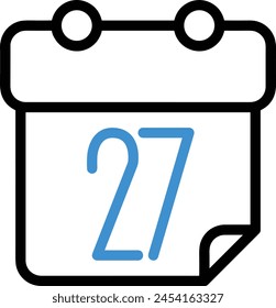 Símbolo de Vector de calendario Imagen