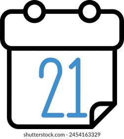 Calendar icon symbol vector image