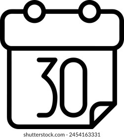 Calendar icon symbol vector image