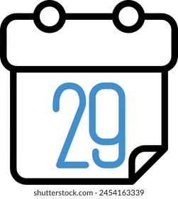 Símbolo de Vector de calendario Imagen