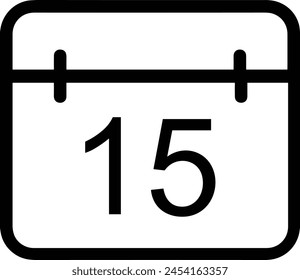 Calendar icon symbol vector image