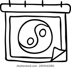 Calendar icon symbol vector image