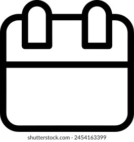 Símbolo de Vector de calendario Imagen