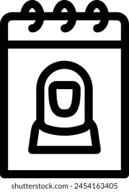 Calendar icon symbol vector image