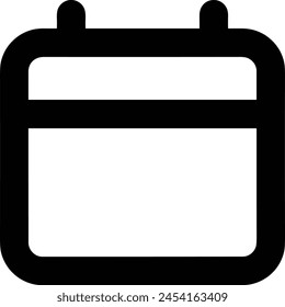 Calendar icon symbol vector image