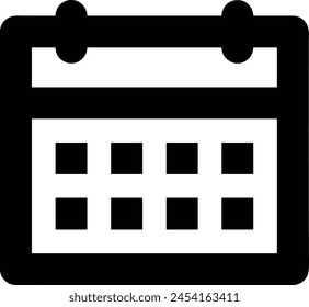 Calendar icon symbol vector image