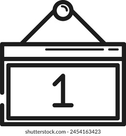 Calendar icon symbol vector image