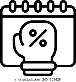 Símbolo de Vector de calendario Imagen