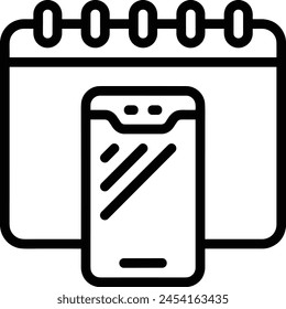 Calendar icon symbol vector image