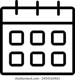 Calendar icon symbol vector image