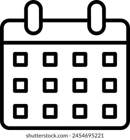 Símbolo de Vector de calendario Imagen