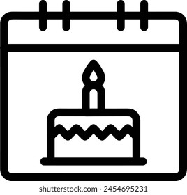 Símbolo de Vector de calendario Imagen