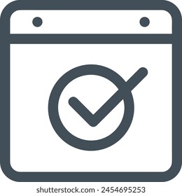 Símbolo de Vector de calendario Imagen
