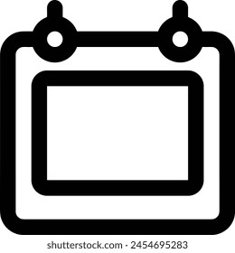 Calendar icon symbol vector image