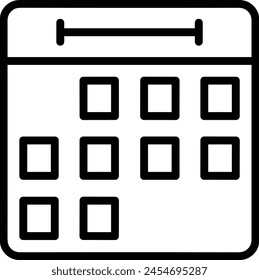 Símbolo de Vector de calendario Imagen