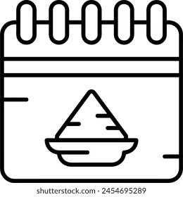 Calendar icon symbol vector image