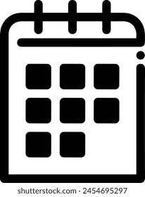 Símbolo de Vector de calendario Imagen