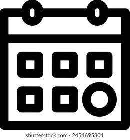 Calendar icon symbol vector image