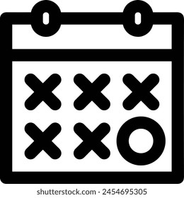Calendar icon symbol vector image
