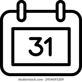 Símbolo de Vector de calendario Imagen