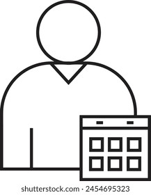 Símbolo de Vector de calendario Imagen