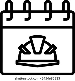 Símbolo de Vector de calendario Imagen
