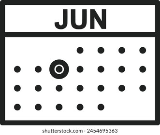 Calendar icon symbol vector image
