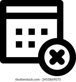 Calendar icon symbol vector image