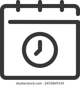 Calendar icon symbol vector image