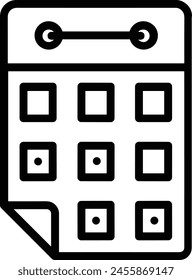Símbolo de Vector de calendario Imagen