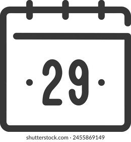 Calendar icon symbol vector image