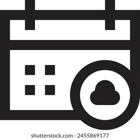 Símbolo de Vector de calendario Imagen