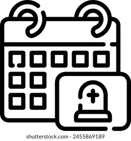 Calendar icon symbol vector image