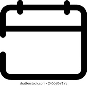Calendar icon symbol vector image