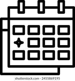 Bild Vektorgrafik Kalendersymbol