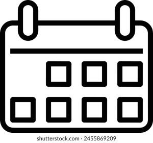 Símbolo de Vector de calendario Imagen