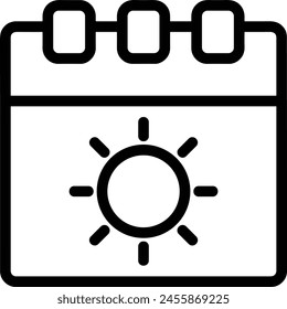 Calendar icon symbol vector image