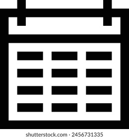 Calendar icon symbol vector image