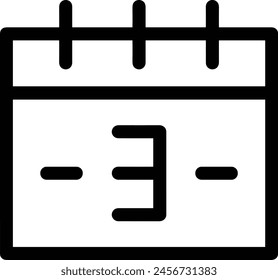 Calendar icon symbol vector image