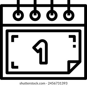 Calendar icon symbol vector image