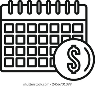 Símbolo de Vector de calendario Imagen