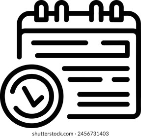 Calendar icon symbol vector image