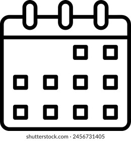 Calendar icon symbol vector image