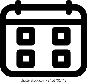 Símbolo de Vector de calendario Imagen