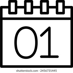 Calendar icon symbol vector image