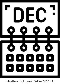Calendar icon symbol vector image