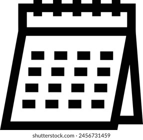 Calendar icon symbol vector image