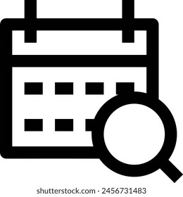 Calendar icon symbol vector image